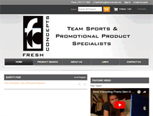 Tablet Screenshot of freshconcepts.net